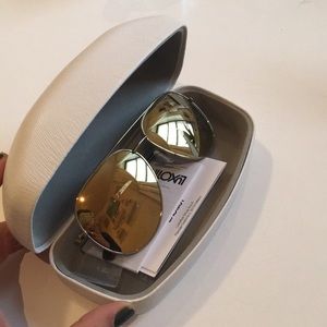 Michael Kors gold aviators. Brand new, never used.